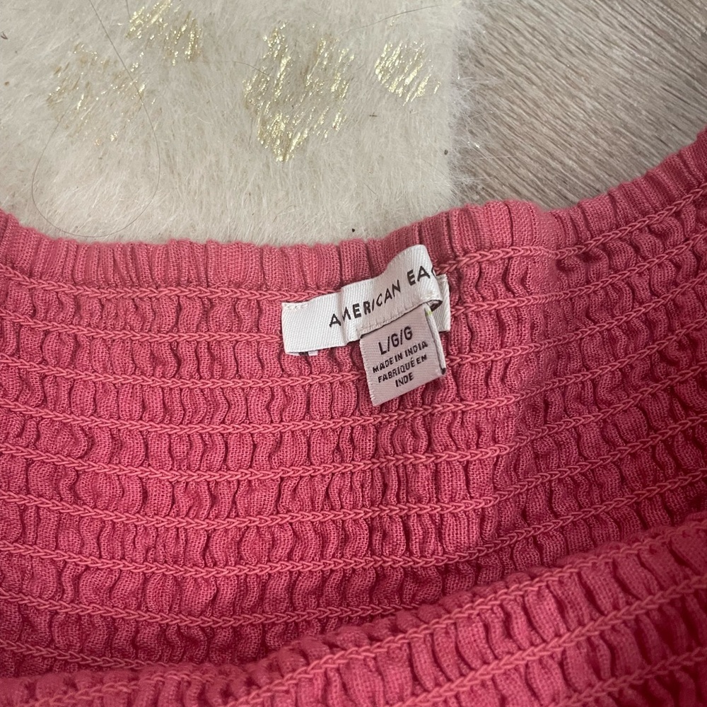 American Eagle hot pink tiered mini skirt - Picture 3 of 4